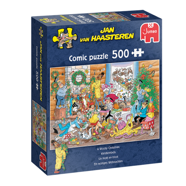 Puslespil af JVH "A Woolly Christmas" 500 Brikker