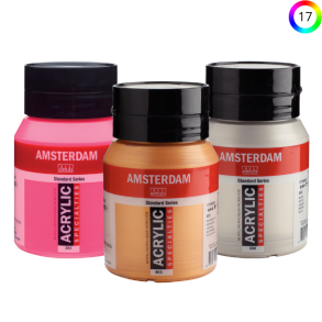 Amsterdam Akrylmaling 500 ml. Specialfarver