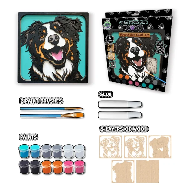 Wooden Art Craft Kit - Dog