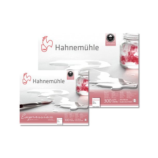 Hahnemhle Akvarelblok "Expression" 100% Bomuld