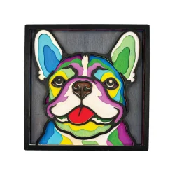 Wooden Art Craft Kit - French Bulldog