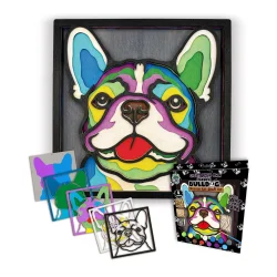 Wooden Art Craft Kit - French Bulldog