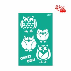 ROSA Talent Reusable Adhesive Stencil "Animals 2500 13x20cm