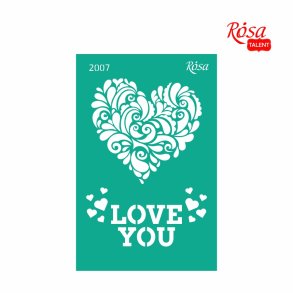 ROSA Talent Reusable Adhesive Stencil 