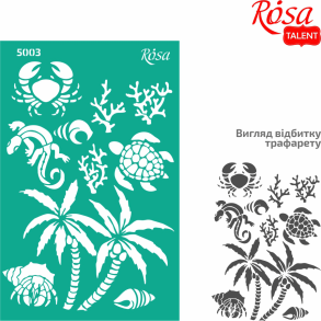 ROSA Talent Reusable Adhesive Stencil 