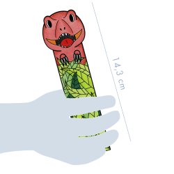 Mal-Selv Bogmrke - Dinosaurertema