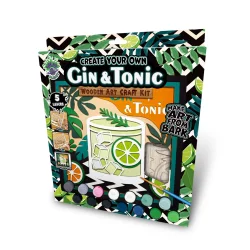 Wooden Art Craft Kit - Gin &amp; Tonic