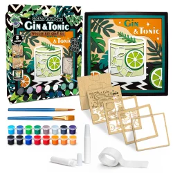 Wooden Art Craft Kit - Gin &amp; Tonic