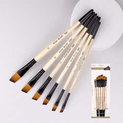 Artist Brushes Penselst 6-Pak - Natur, Skrskret