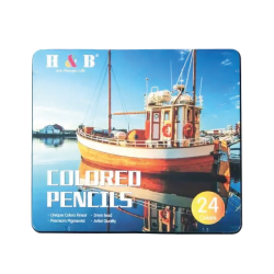 H&B Premium Farveblyanter - 24-stk.