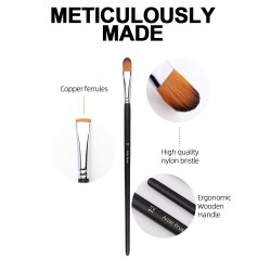 Artist Brush Langskaftet Penselst 9-Pak - Sort, Oval