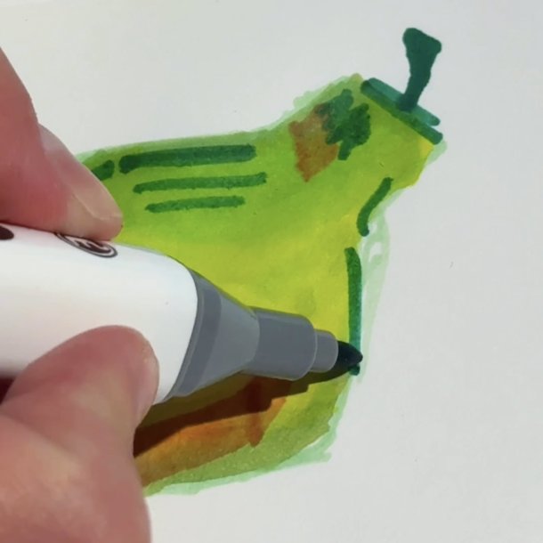 Hahnemhle Layoutblok til Tuscher - 20x20cm