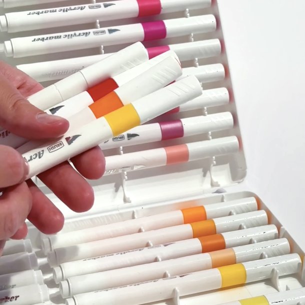 Roholt Studio, 48-stk. Akryl Markers