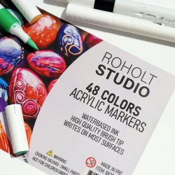 Roholt Studio, 48-stk. Akryl Markers