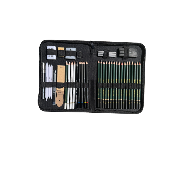 Roholt Studio Sketch Drawing Set - 43 Dele