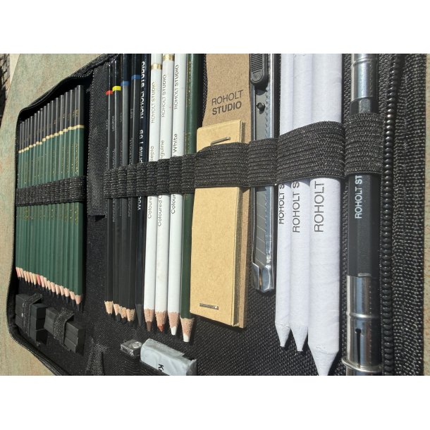 Roholt Studio Sketch Drawing Set - 43 Dele
