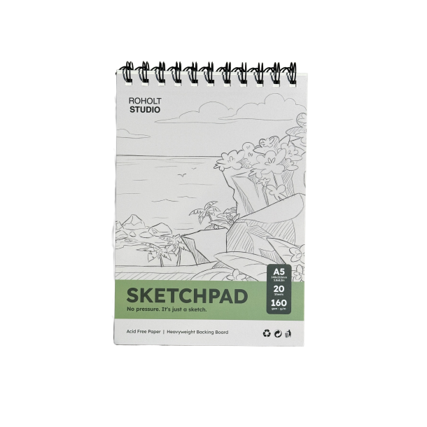 Roholt Studio Sketch Drawing Set - 43 Dele