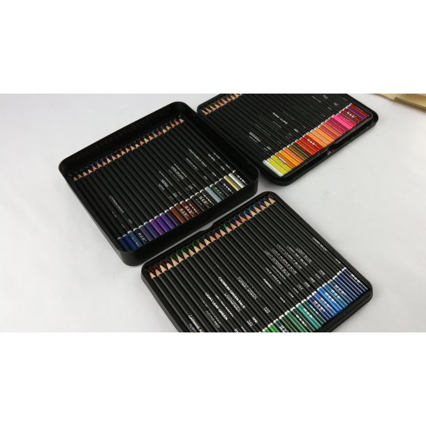 H&B Oliebaserede Farveblyanter i Metalske - 72-stk.