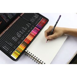H&B Oliebaserede Farveblyanter i Metalske - 120-stk. 