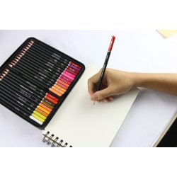 H&B Oliebaserede Farveblyanter i Metalske - 180-stk.