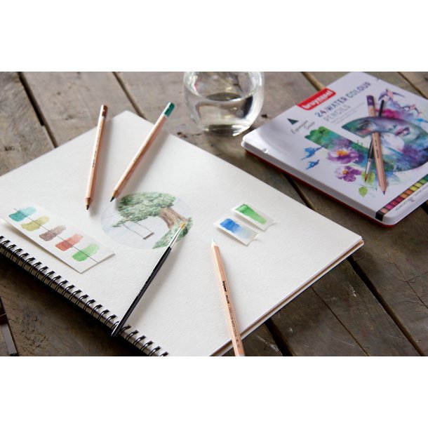 Bruynzeel Expression Akvarelblyanter 24-Pak