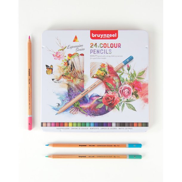 Bruynzeel Expression Farveblyanter 24-pak