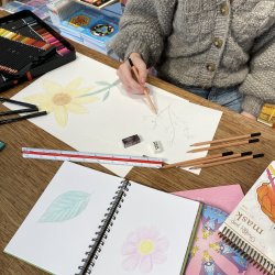 MayArt "Otto" Tegne- &amp; Skitsepapir, 100 Ark