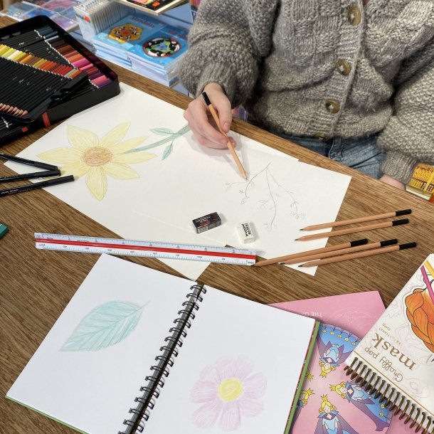 MayArt "Otto" Tegne- &amp; Skitsepapir, 100 Ark