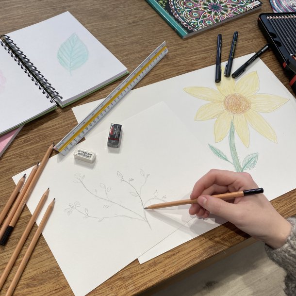 MayArt "Otto" Tegne- &amp; Skitsepapir, 100 Ark