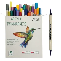 Disney Paint-by-Number - Classics Bind 2&10 - 36 stk. Akryltusch Pakke