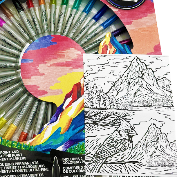 Sharpie Permanent Markers "Mountain" St 27-stk.