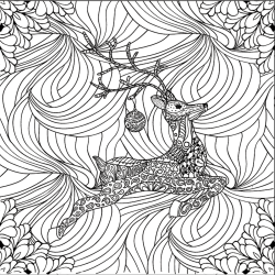 Christmas Escape - Colouring For Mindfulness