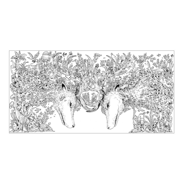 Animorphia: An Extreme Coloring and Search Challenge