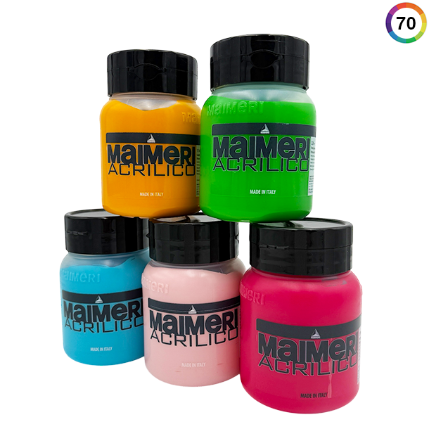 Maimeri - Akrylmaling "Acrilico" 500 ml. Titanium White
