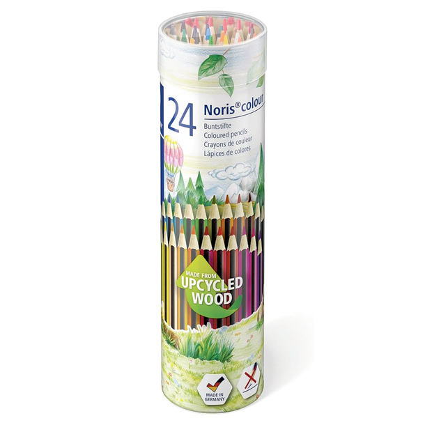Staedtler Noris Farveblyanter i Metalr�r - 24-Pak