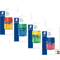 Staedtler Transparent Blyantspidser m. beholder