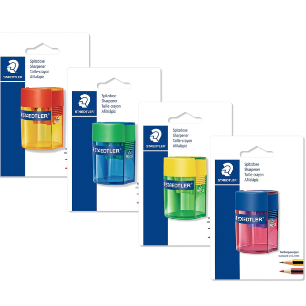Staedtler Transparent Blyantspidser m. beholder
