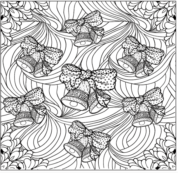 Christmas Escape - Colouring For Mindfulness