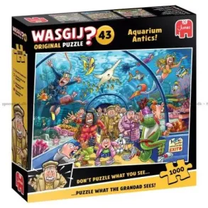 Puslespil Wasgij Original 43 Aquarium Antics 1000 Brikker