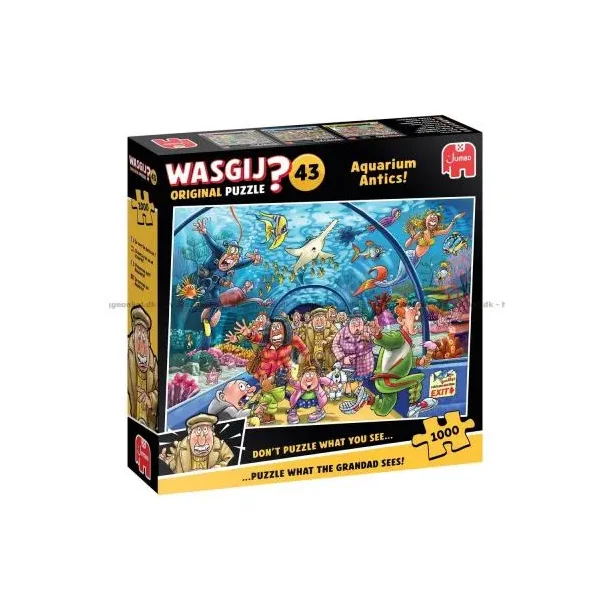 Puslespil Wasgij Original 43 Aquarium Antics 1000 Brikker