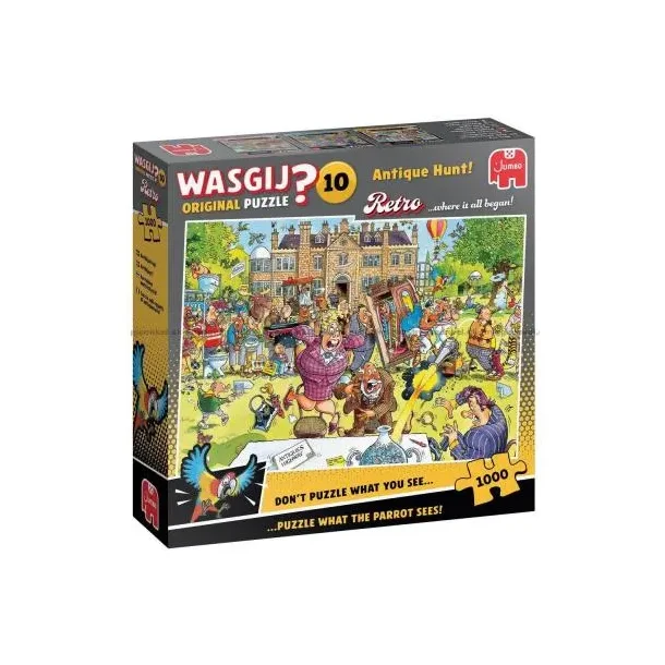 "Wasgij, Original 10, Antique Hunt" 1000 Brikker