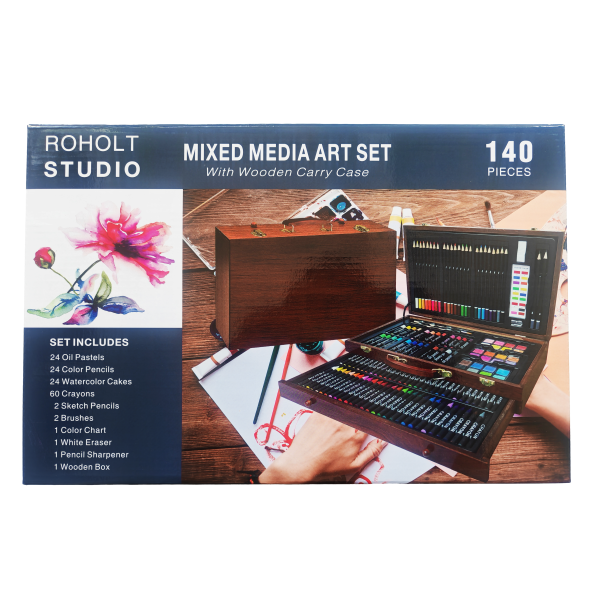 Roholt Studio Kreakuffert - 140 dele