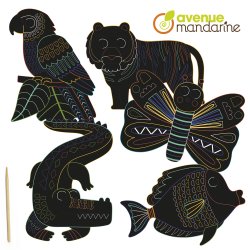 Kreativt St - Skrabekort, Dyr