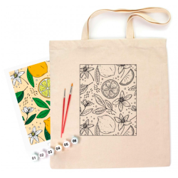 Ecobag - Mal Selv - Lemons 38x42 cm