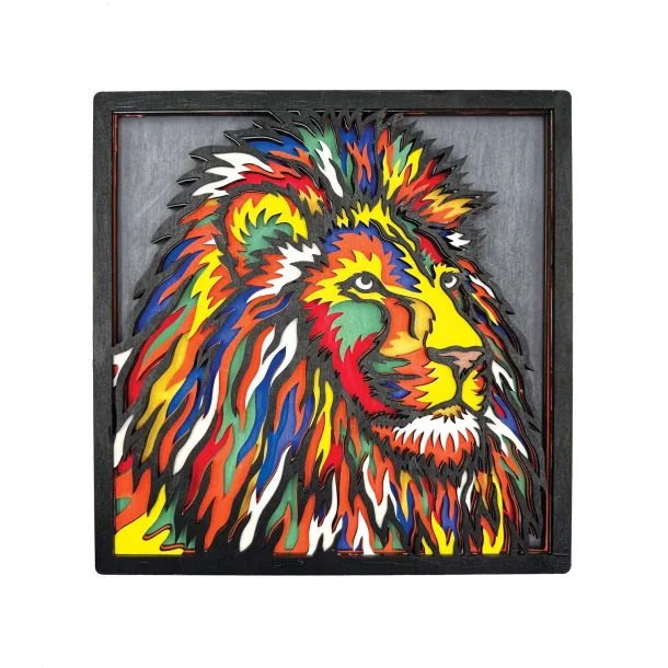 Wooden Art Craft Kit - Lion
