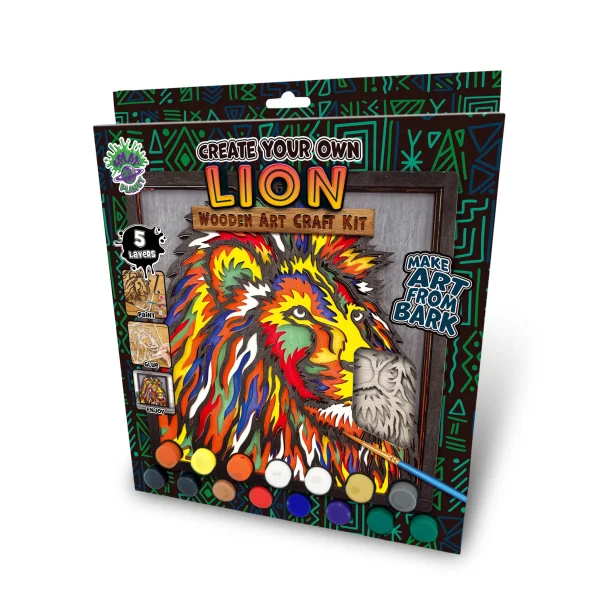 Wooden Art Craft Kit - Lion
