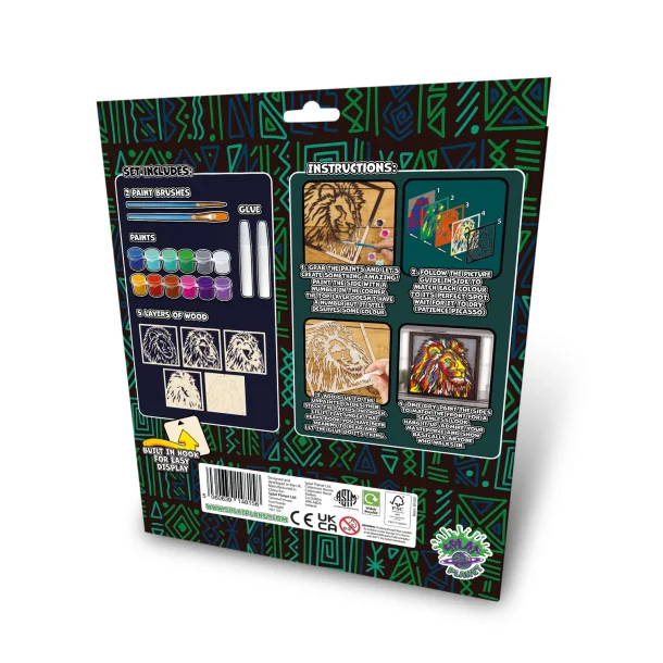 Wooden Art Craft Kit - Lion