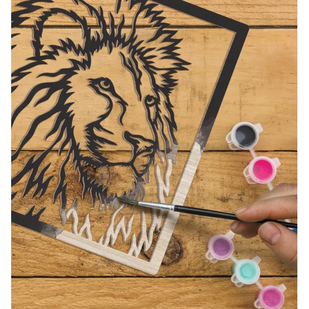Wooden Art Craft Kit - Lion