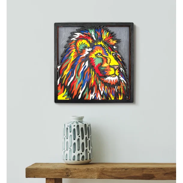 Wooden Art Craft Kit - Lion