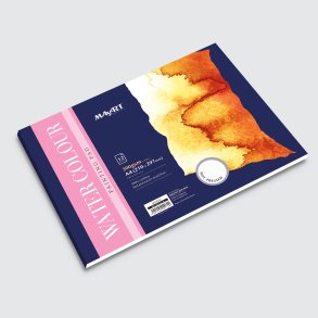 Akvarelblok Varmpresset 100% Bomuld